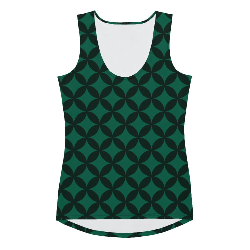 XCLUSIF POETIX LUXURY GREEN Women's Tank Top