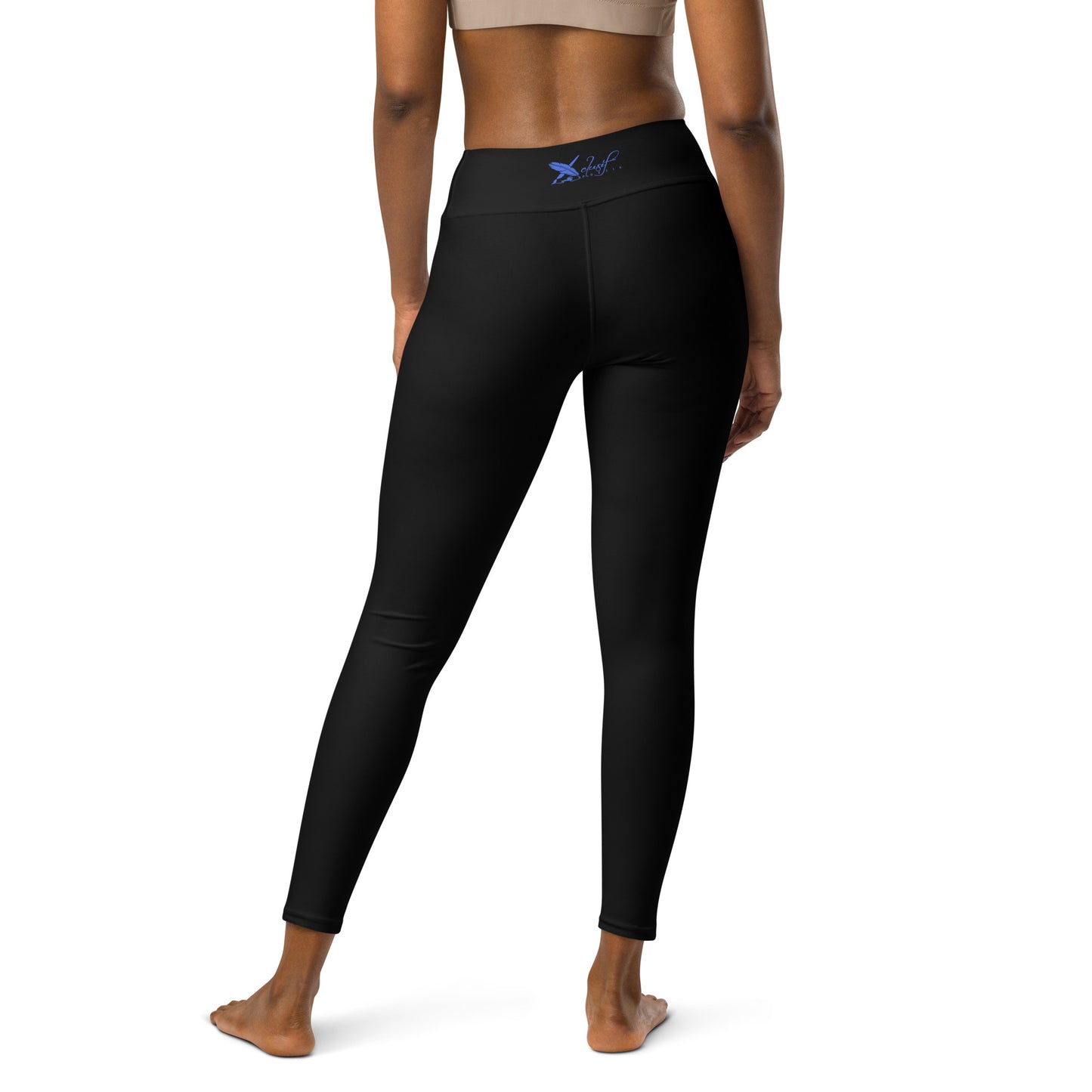 XCLUSIF POETIX BLACK & BLUE Women's Leggings