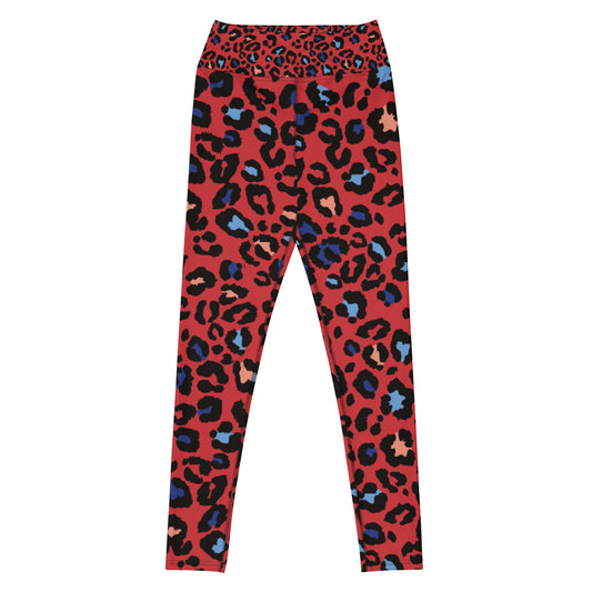 XCLUSIF POETIX RED LEOPARD Women's Leggings