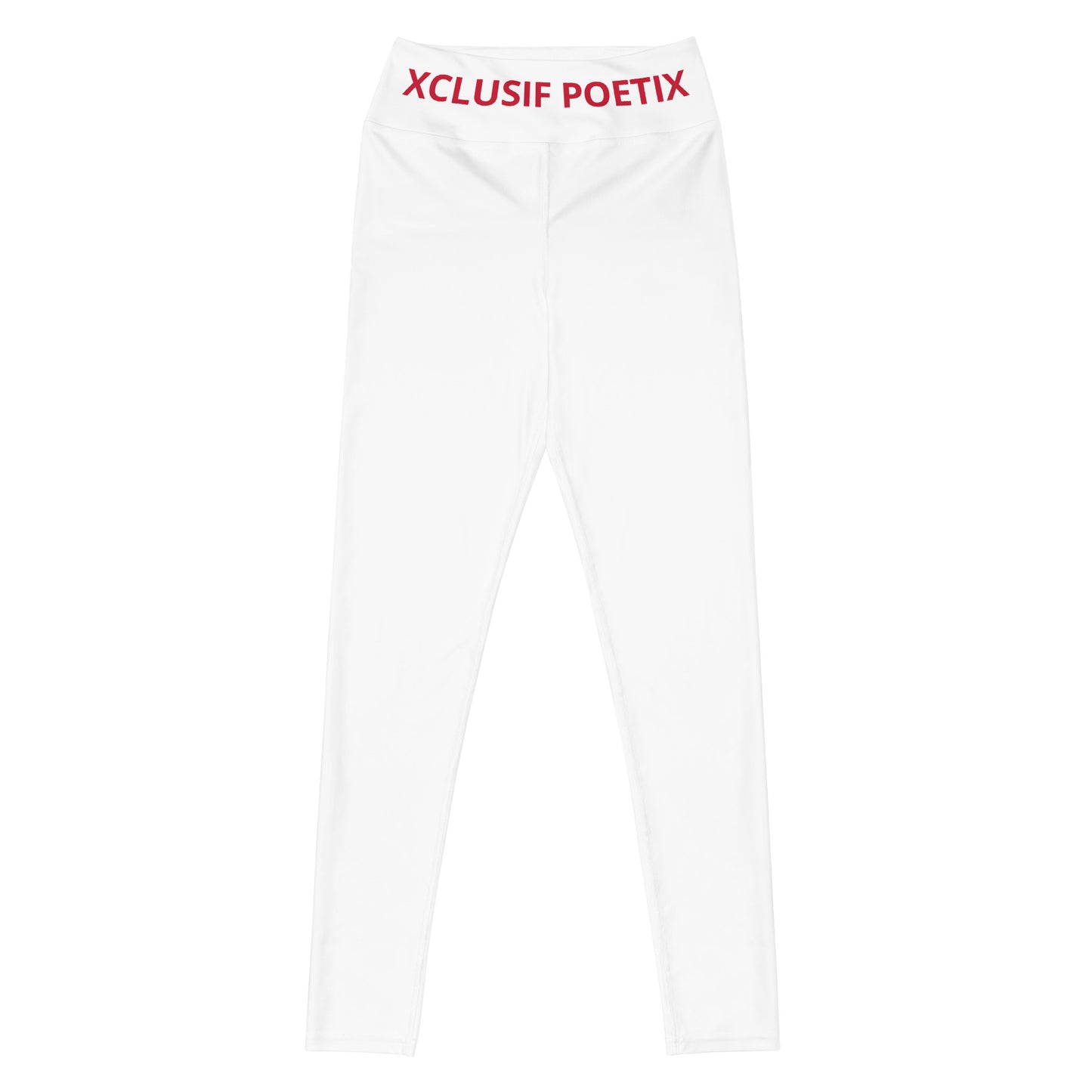 XCLUSIF POETIX WHITE & RED Women's Leggings