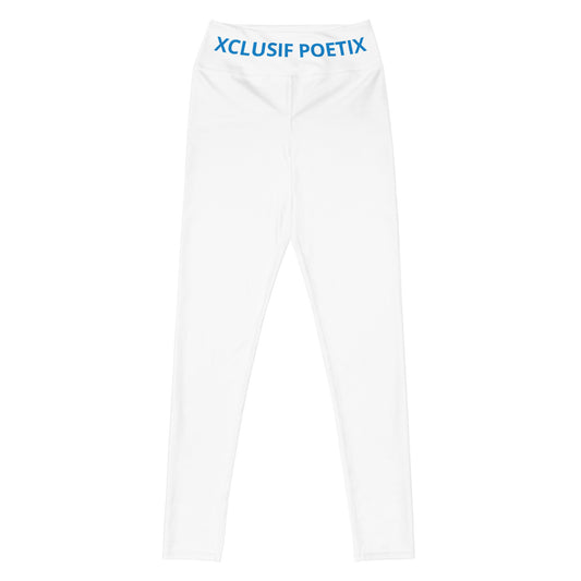 XCLUSIF POETIX WHITE & BLUE Women's Leggings