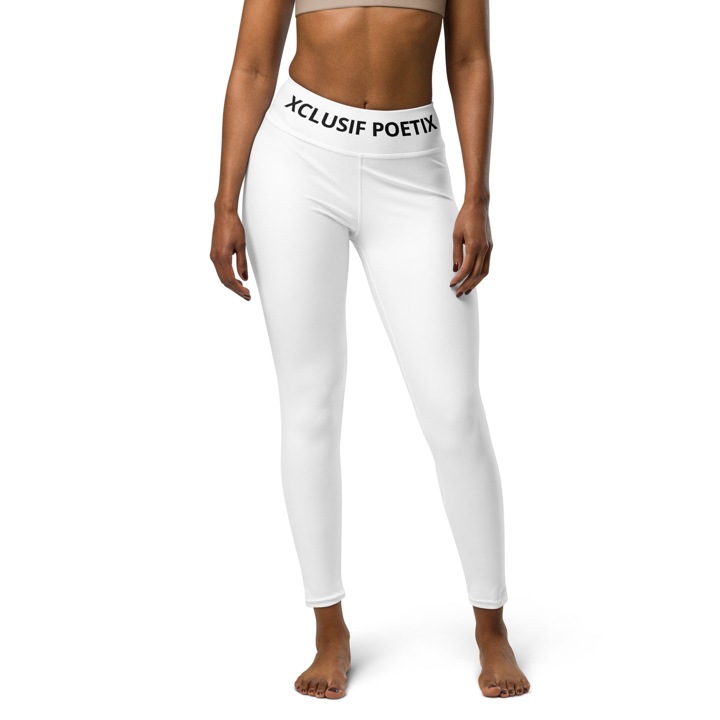 XCLUSIF POETIX WHITE & BLACK Women's Leggings