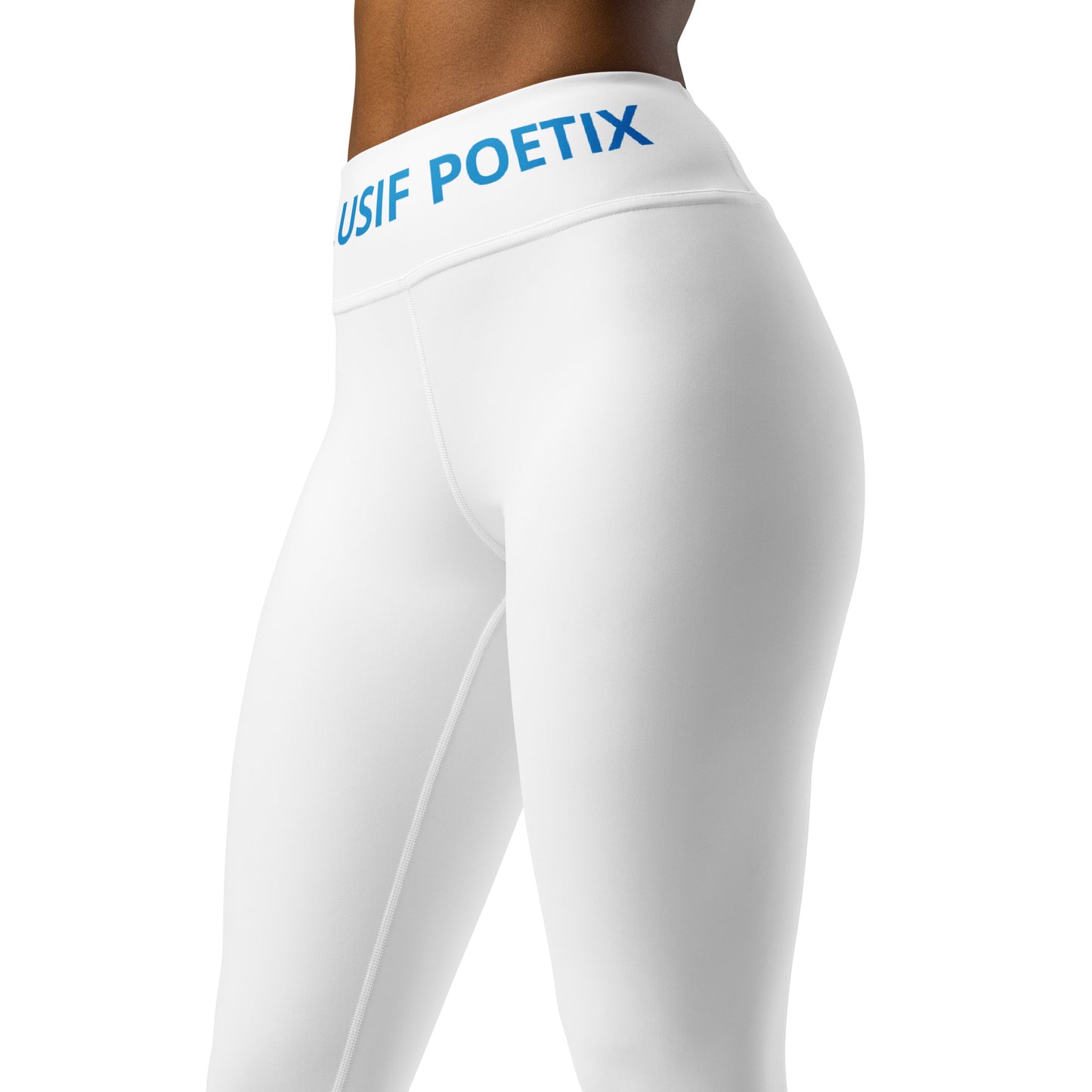 XCLUSIF POETIX WHITE & BLUE Women's Leggings