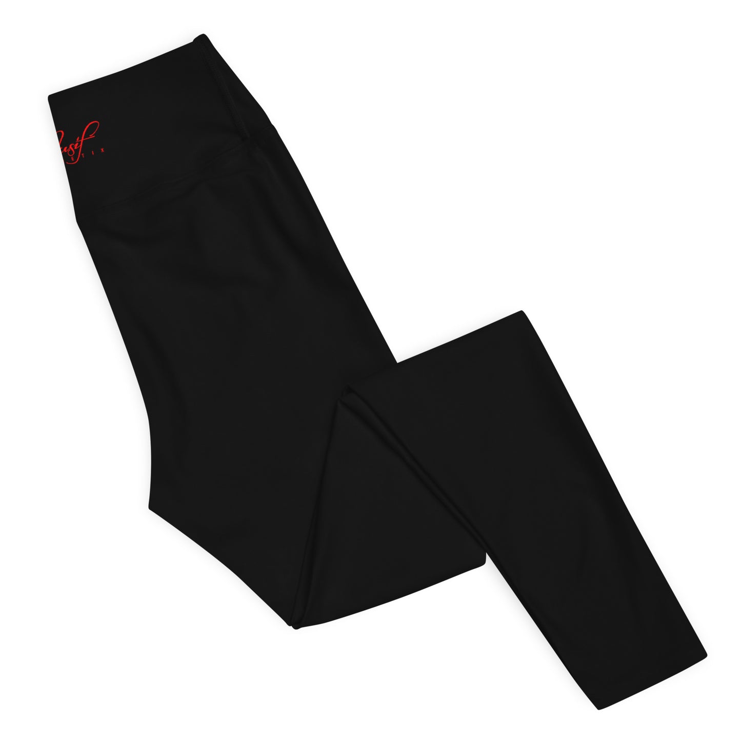 XCLUSIF POETIX BLACK & RED Women's Leggings