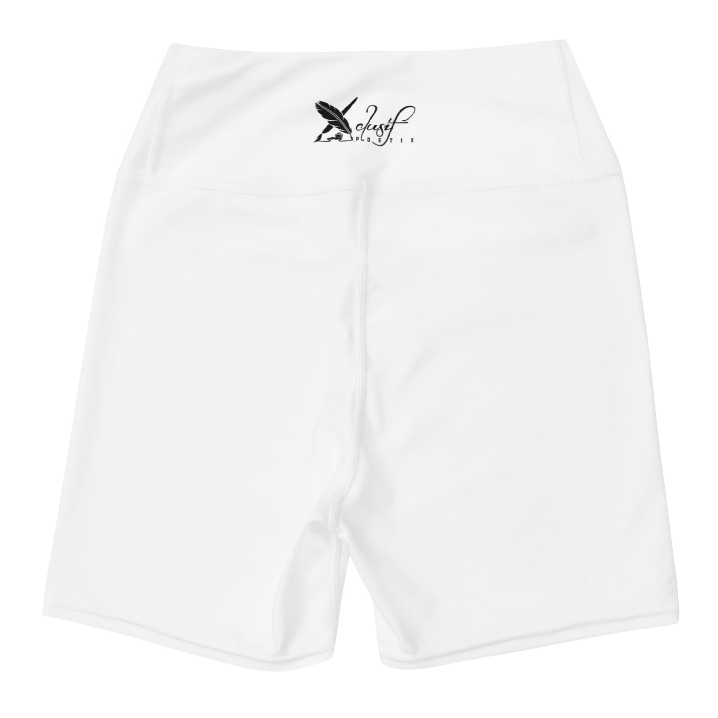 XCLUSIF POETIX WHITE & BLACK Women's Leggings Shorts