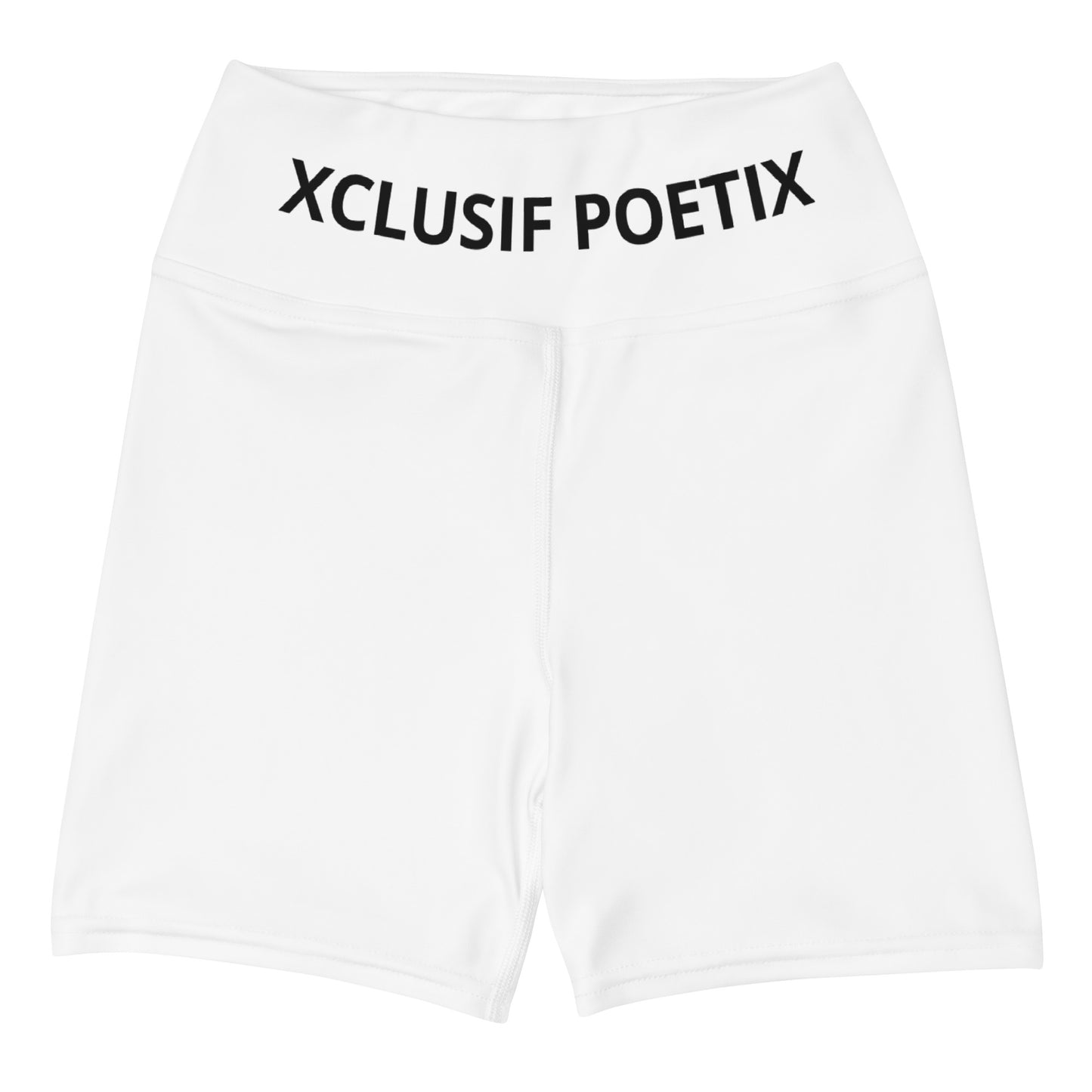 XCLUSIF POETIX WHITE & BLACK Women's Leggings Shorts