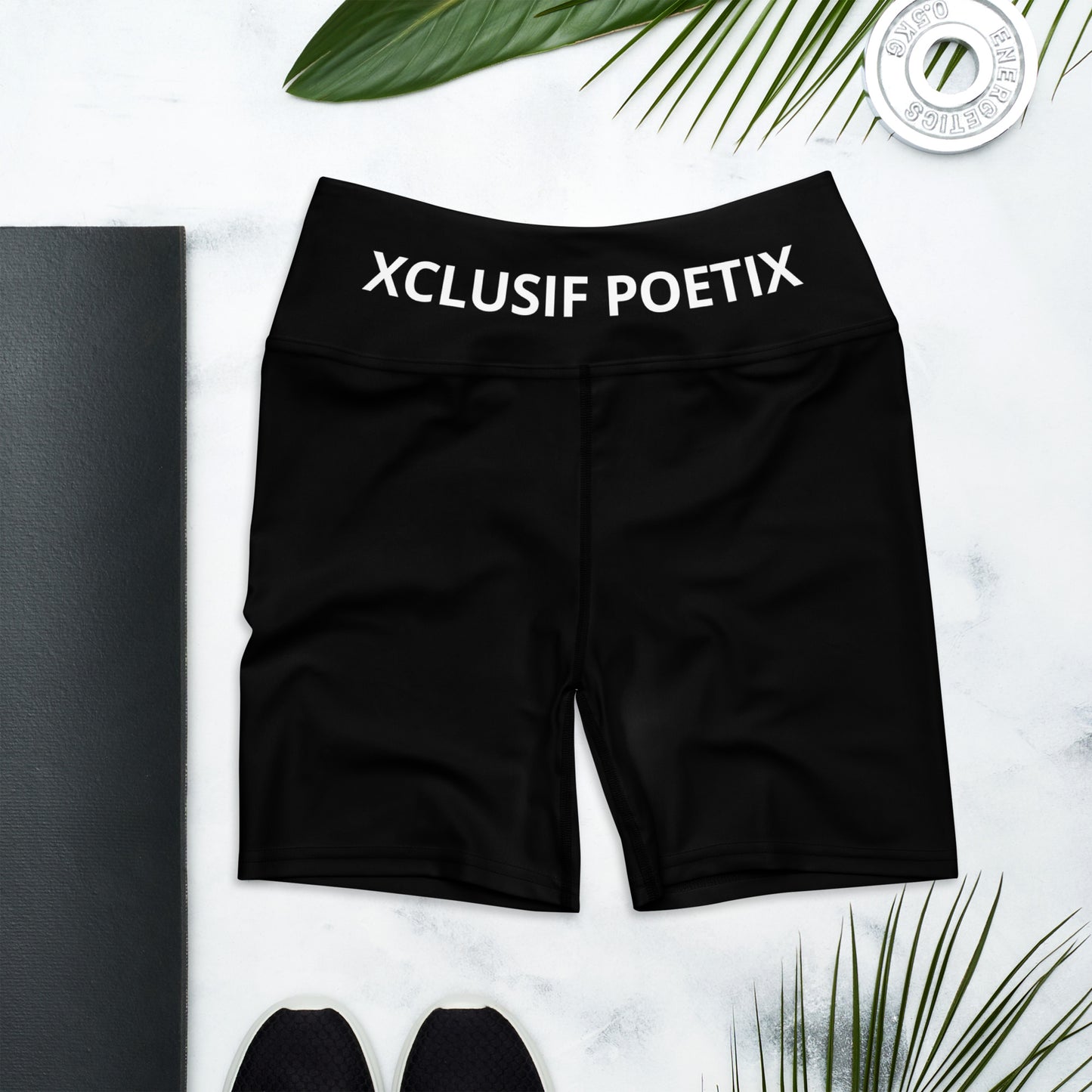 XCLUSIF POETIX BLACK & WHITE Women's Leggings Shorts