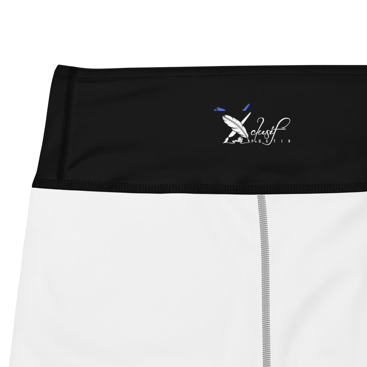 XCLUSIF POETIX BLACK & BLUE Women's Leggings Shorts