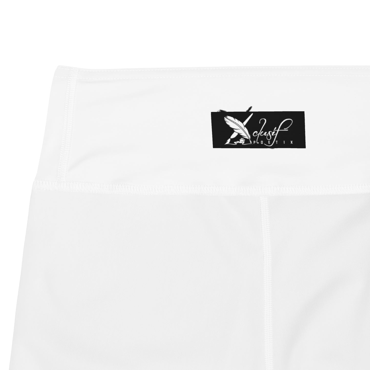 XCLUSIF POETIX WHITE & BLACK Women's Leggings Shorts