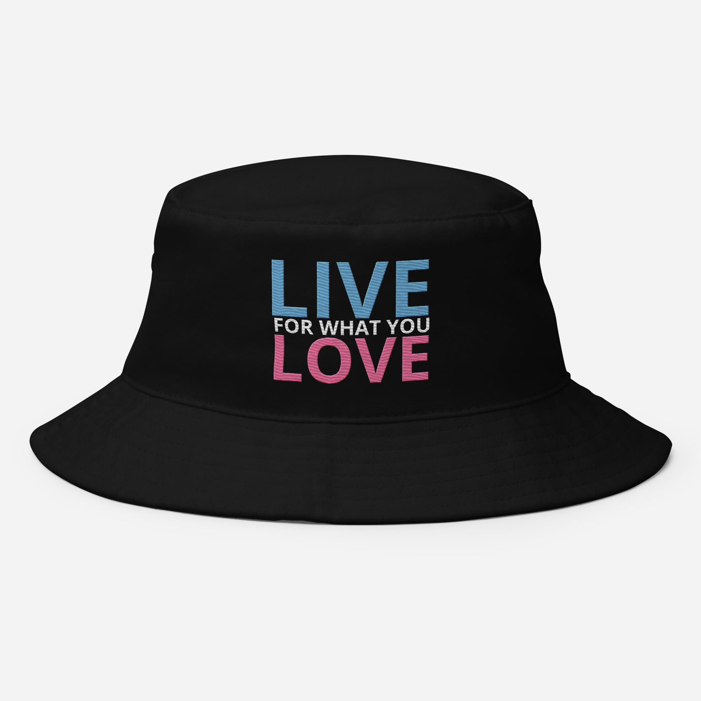 "LIVE FOR WHAT YOU LOVE" BY XCLUSIF POETIX Bucket Hat