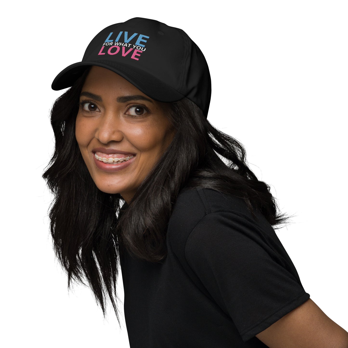 "LIVE FOR WHAT YOU LOVE" BY XCLUSIF POETIX Baseball hat