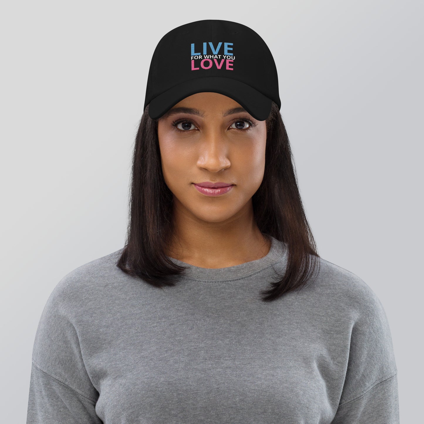 "LIVE FOR WHAT YOU LOVE" BY XCLUSIF POETIX Baseball hat