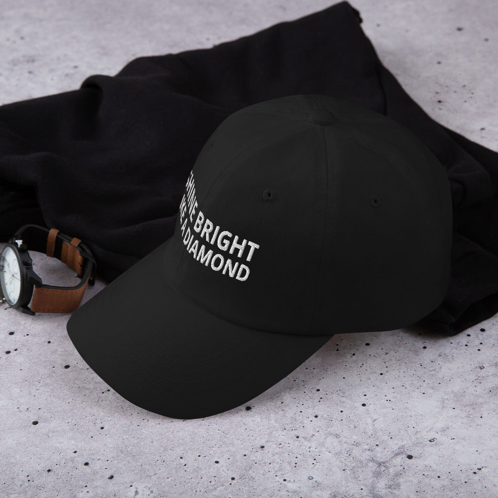 "SHINE BRIGHT LIKE A DIAMOND" BY XCLUSIF POETIX Baseball hat