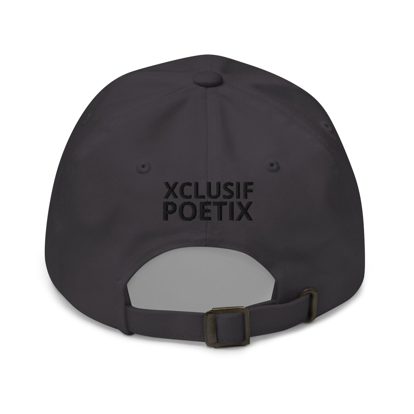 XCLUSIF POETIX BLACK LOGO Baseball hat