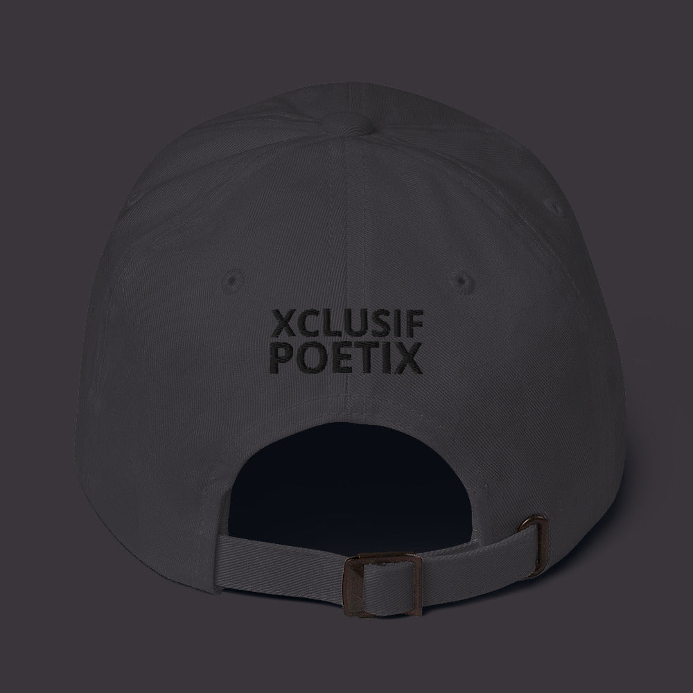 XCLUSIF POETIX BLACK LOGO Baseball hat