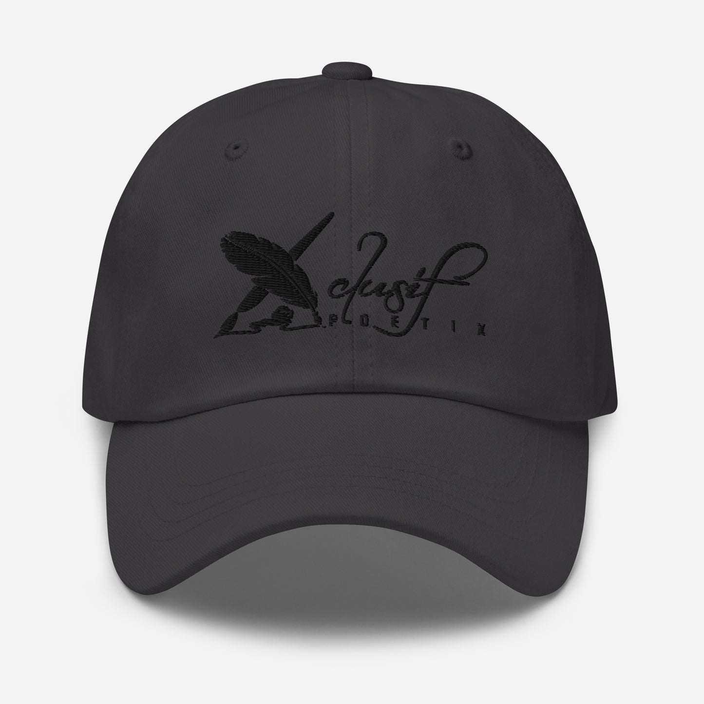 XCLUSIF POETIX BLACK LOGO Baseball hat