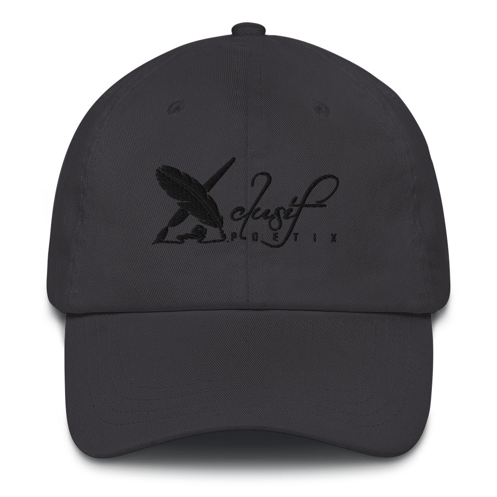 XCLUSIF POETIX BLACK LOGO Baseball hat