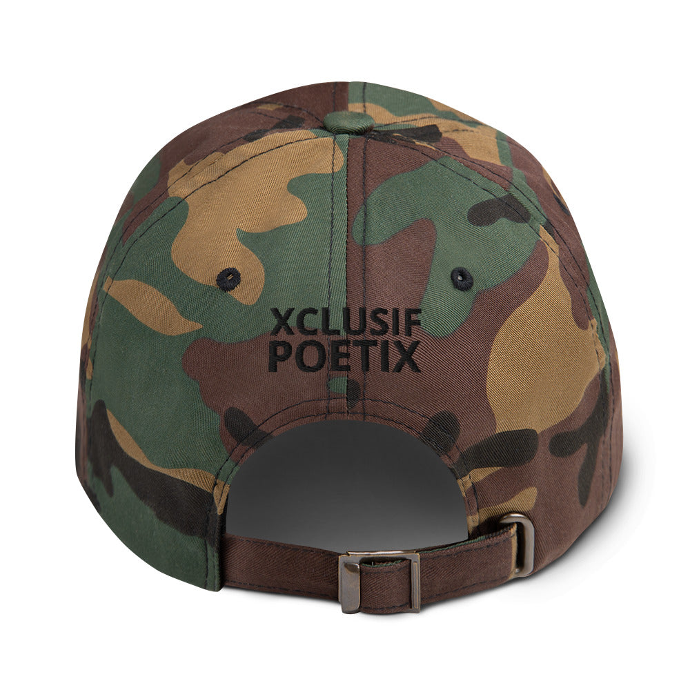 XCLUSIF POETIX BLACK LOGO Baseball hat