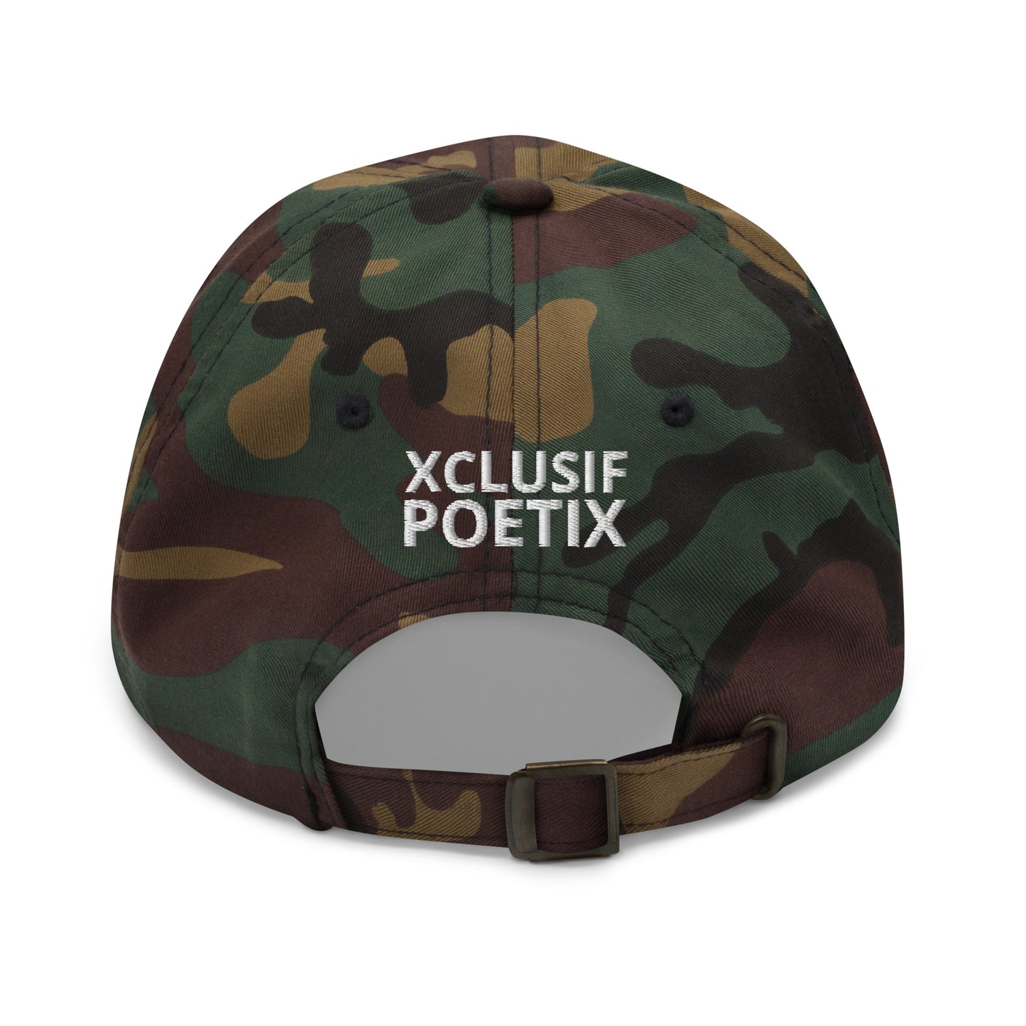 XCLUSIF POETIX WHITE LOGO Baseball hat