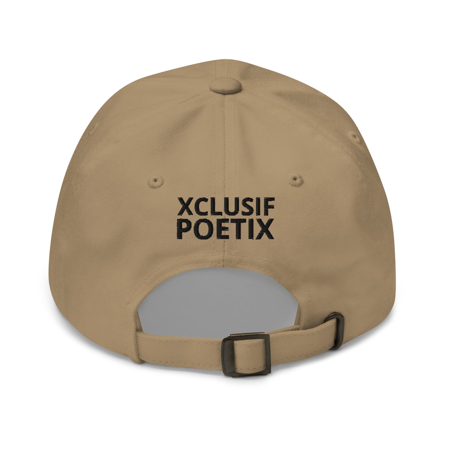 XCLUSIF POETIX BLACK LOGO Baseball hat