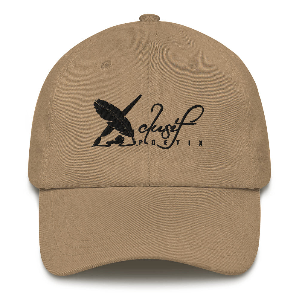 XCLUSIF POETIX BLACK LOGO Baseball hat