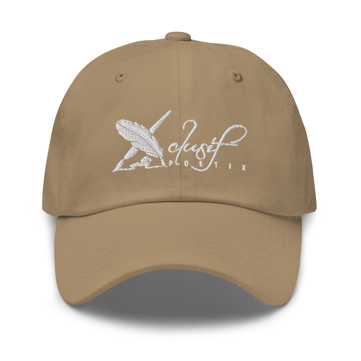 XCLUSIF POETIX WHITE LOGO Baseball hat