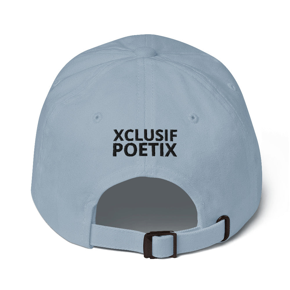 XCLUSIF POETIX BLACK LOGO Baseball hat