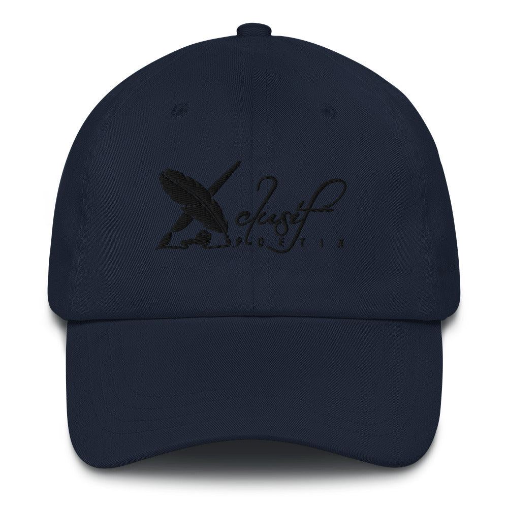 XCLUSIF POETIX BLACK LOGO Baseball hat