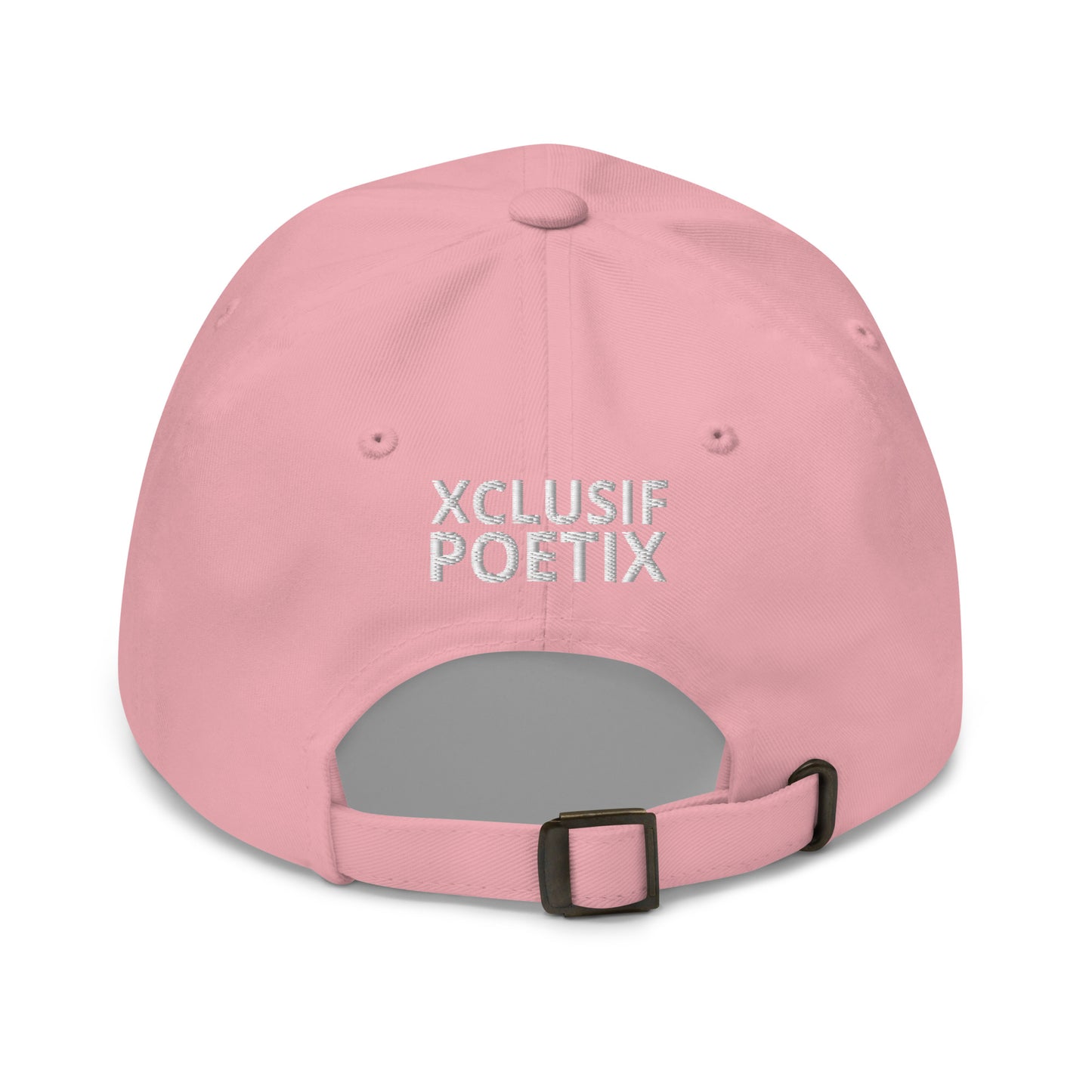 XCLUSIF POETIX WHITE LOGO Baseball hat