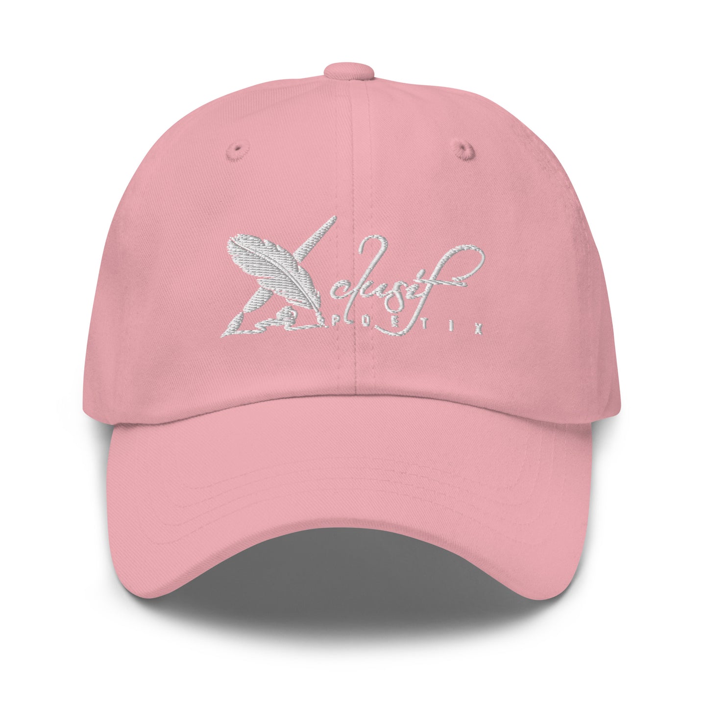 XCLUSIF POETIX WHITE LOGO Baseball hat