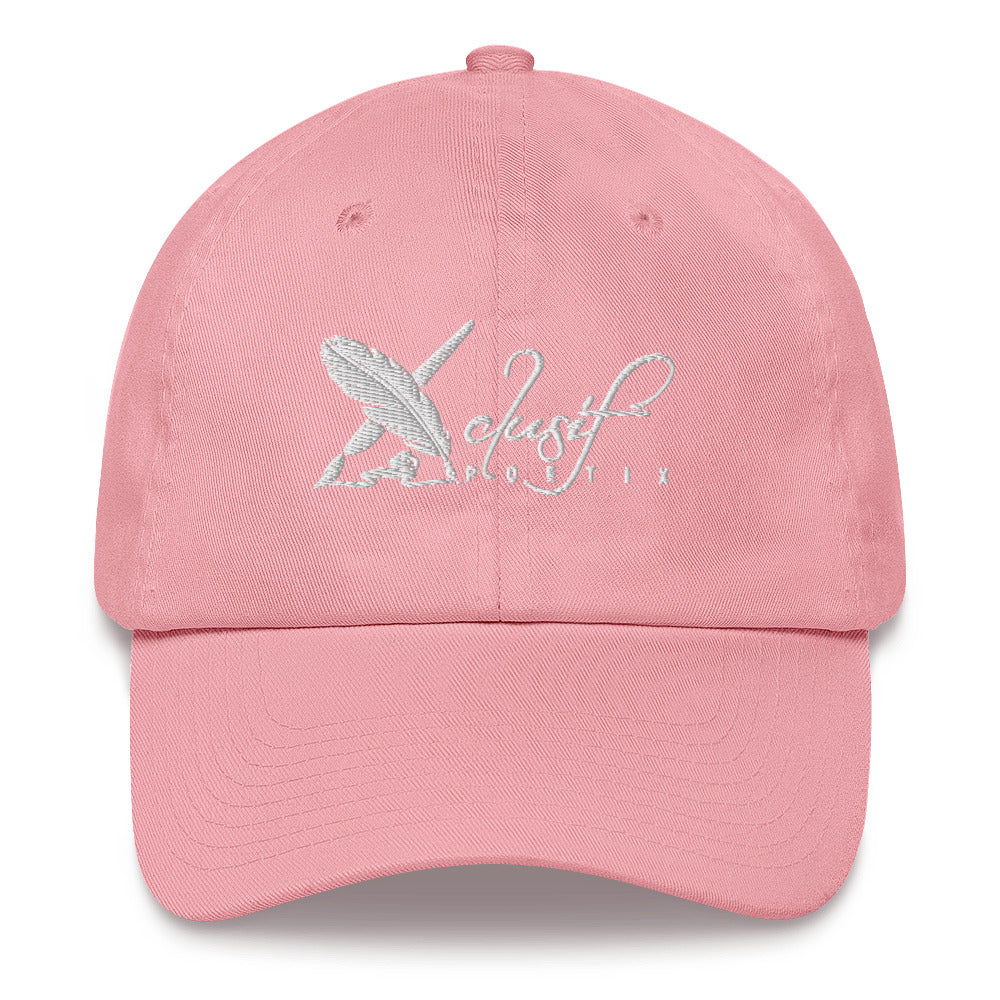 XCLUSIF POETIX WHITE LOGO Baseball hat