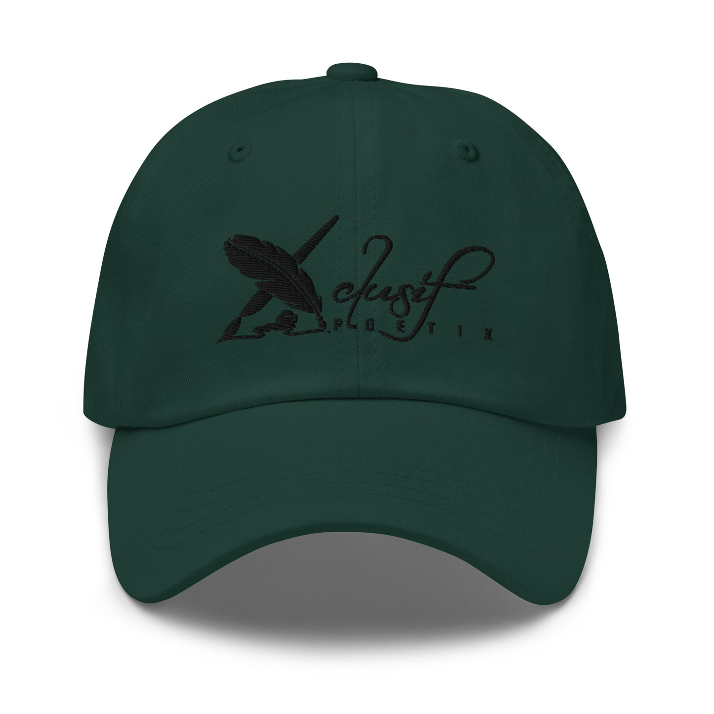 XCLUSIF POETIX BLACK LOGO Baseball hat