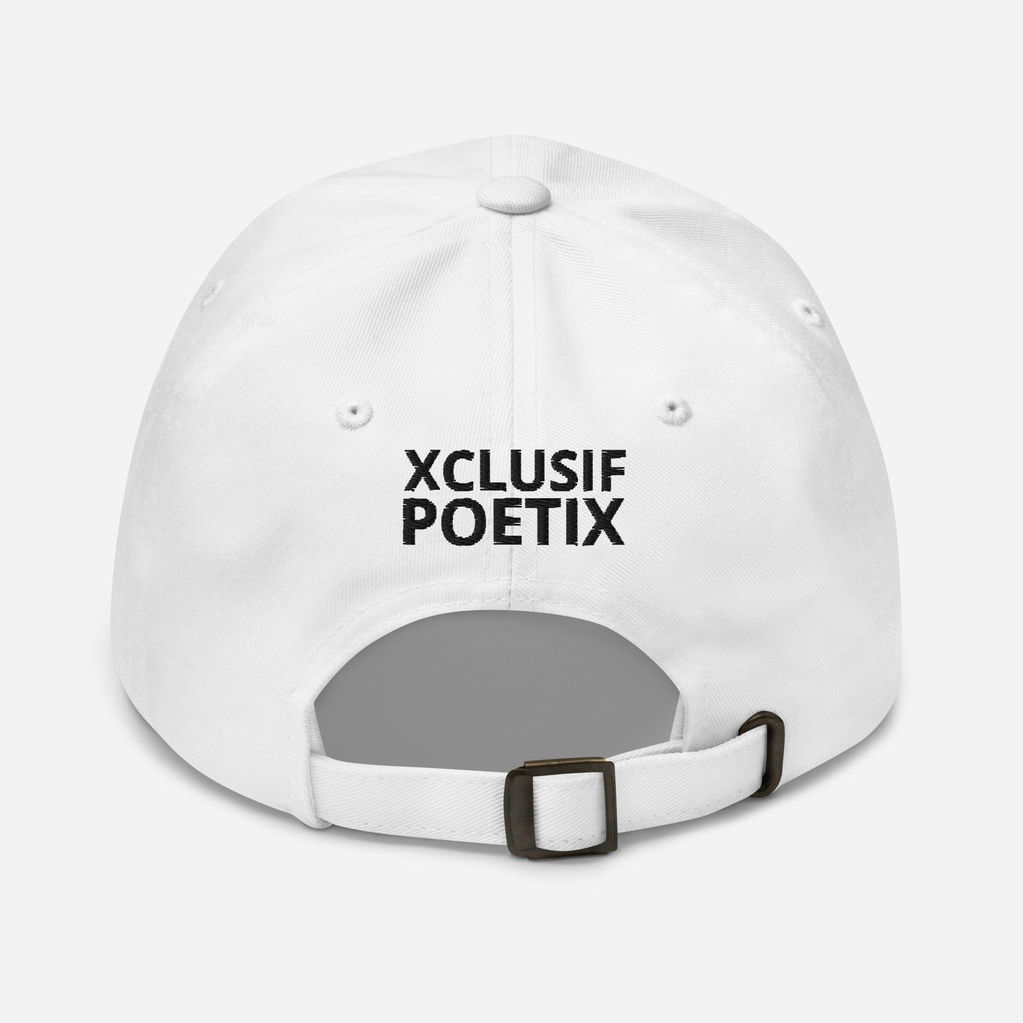 XCLUSIF POETIX BLACK LOGO Baseball hat