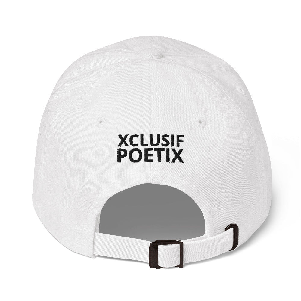 XCLUSIF POETIX BLACK LOGO Baseball hat