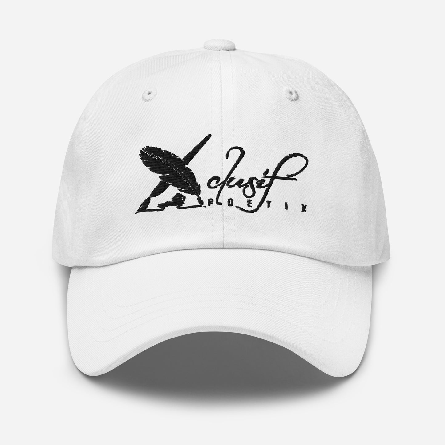 XCLUSIF POETIX BLACK LOGO Baseball hat