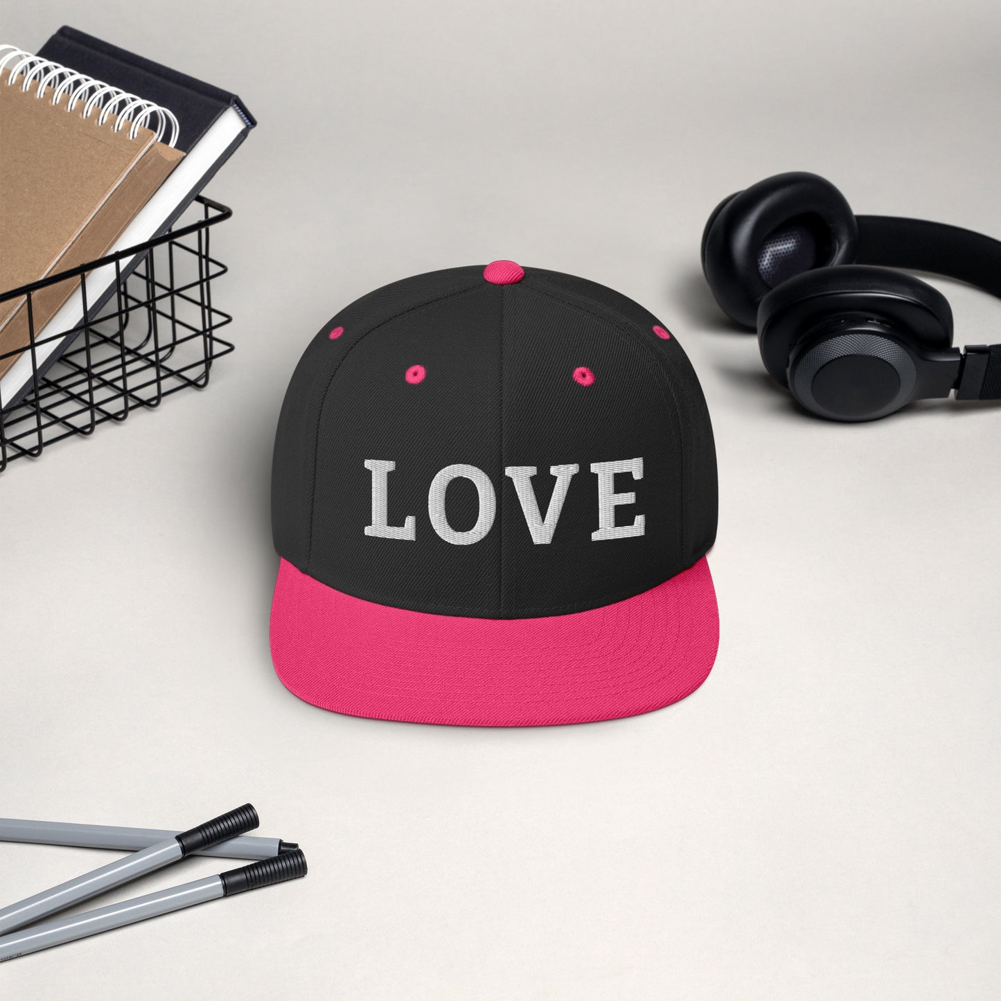 LOVE BY XCLUSIF POETIX Snapback Hat