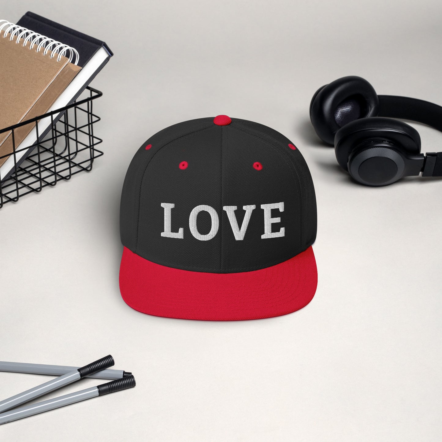 LOVE BY XCLUSIF POETIX Snapback Hat