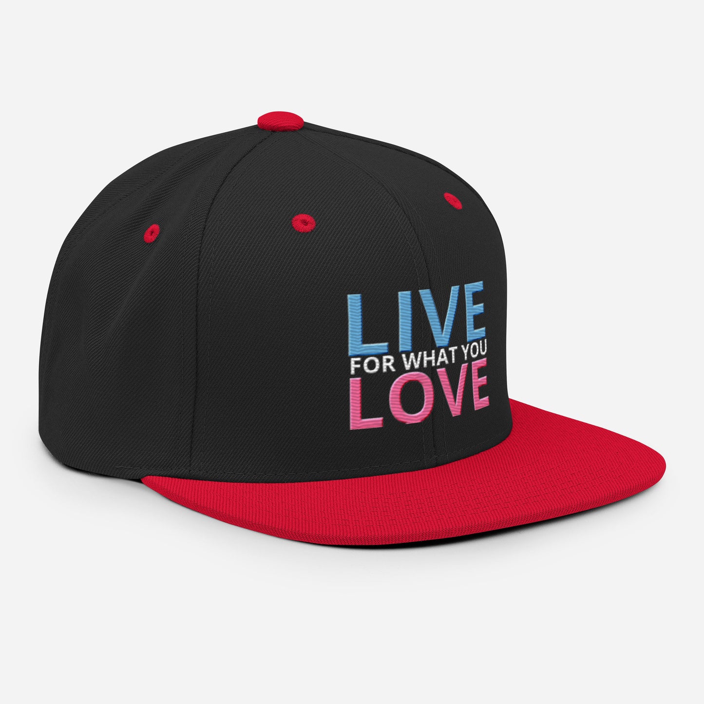 "LIVE FOR WHAT YOU LOVE" BY XCLUSIF POETIX Snapback Hat