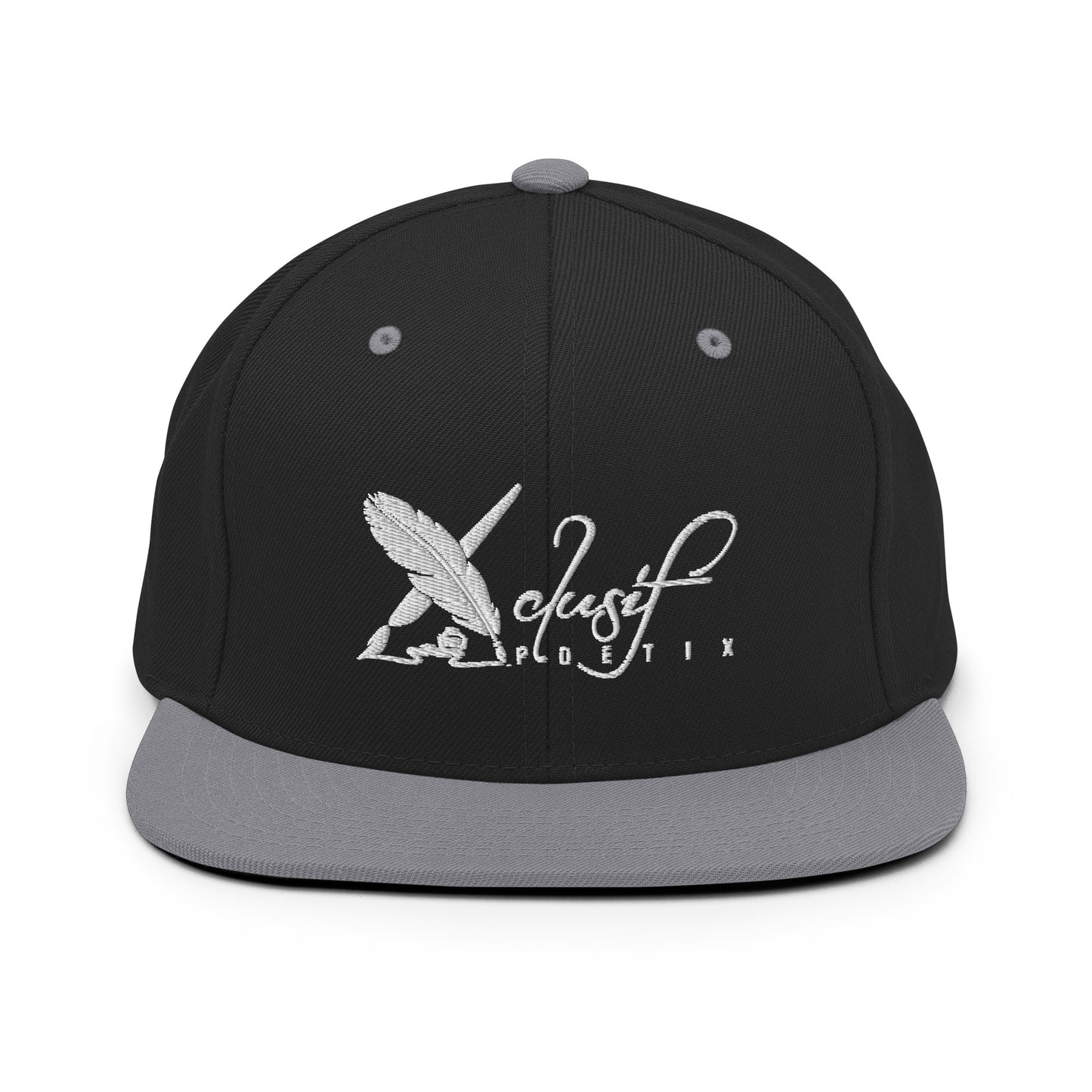 XCLUSIF POETIX WHITE LOGO Snapback Hat