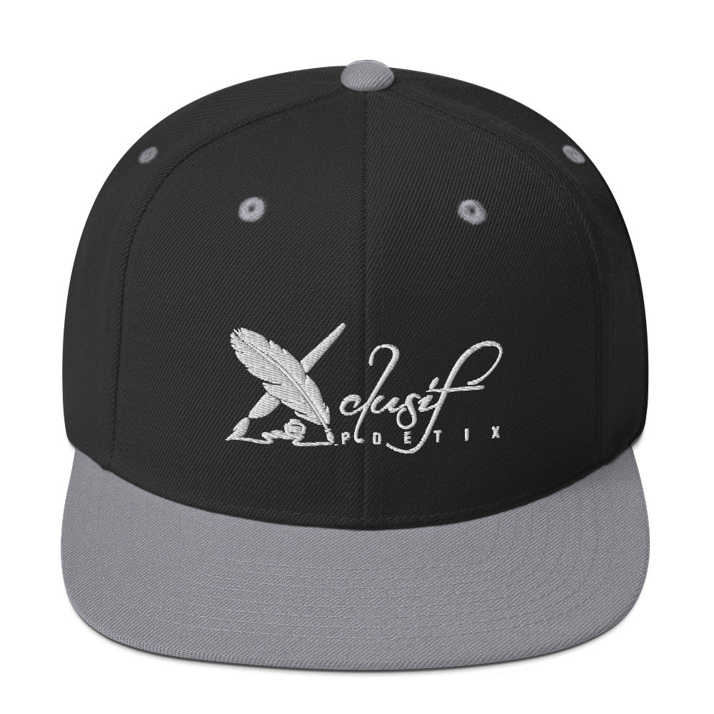 XCLUSIF POETIX WHITE LOGO Snapback Hat