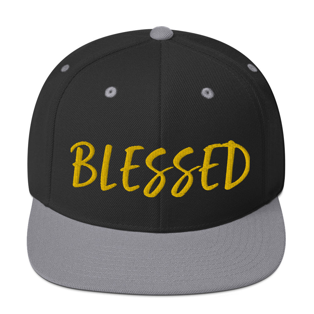 BLESSED BY XCLUSIF POETIX Snapback Hat