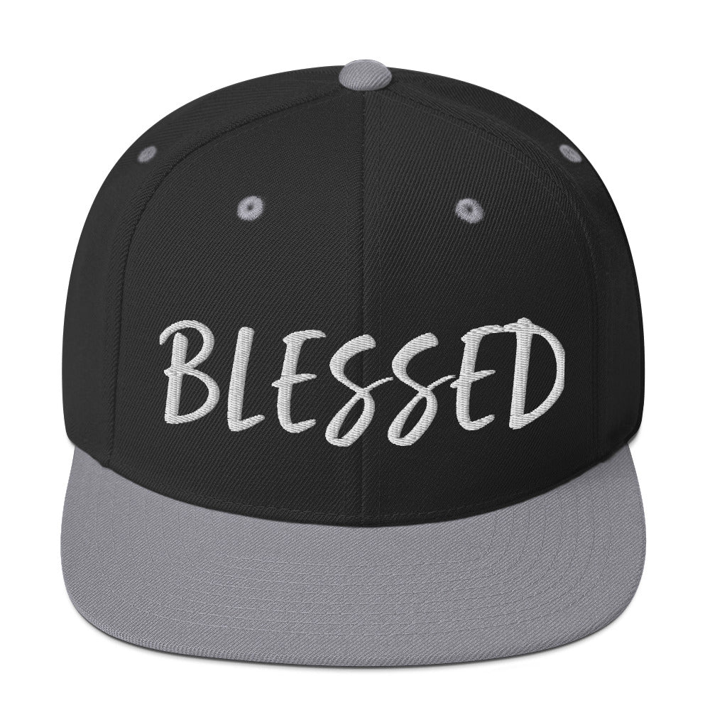 BLESSED BY XCLUSIF POETIX Snapback Hat