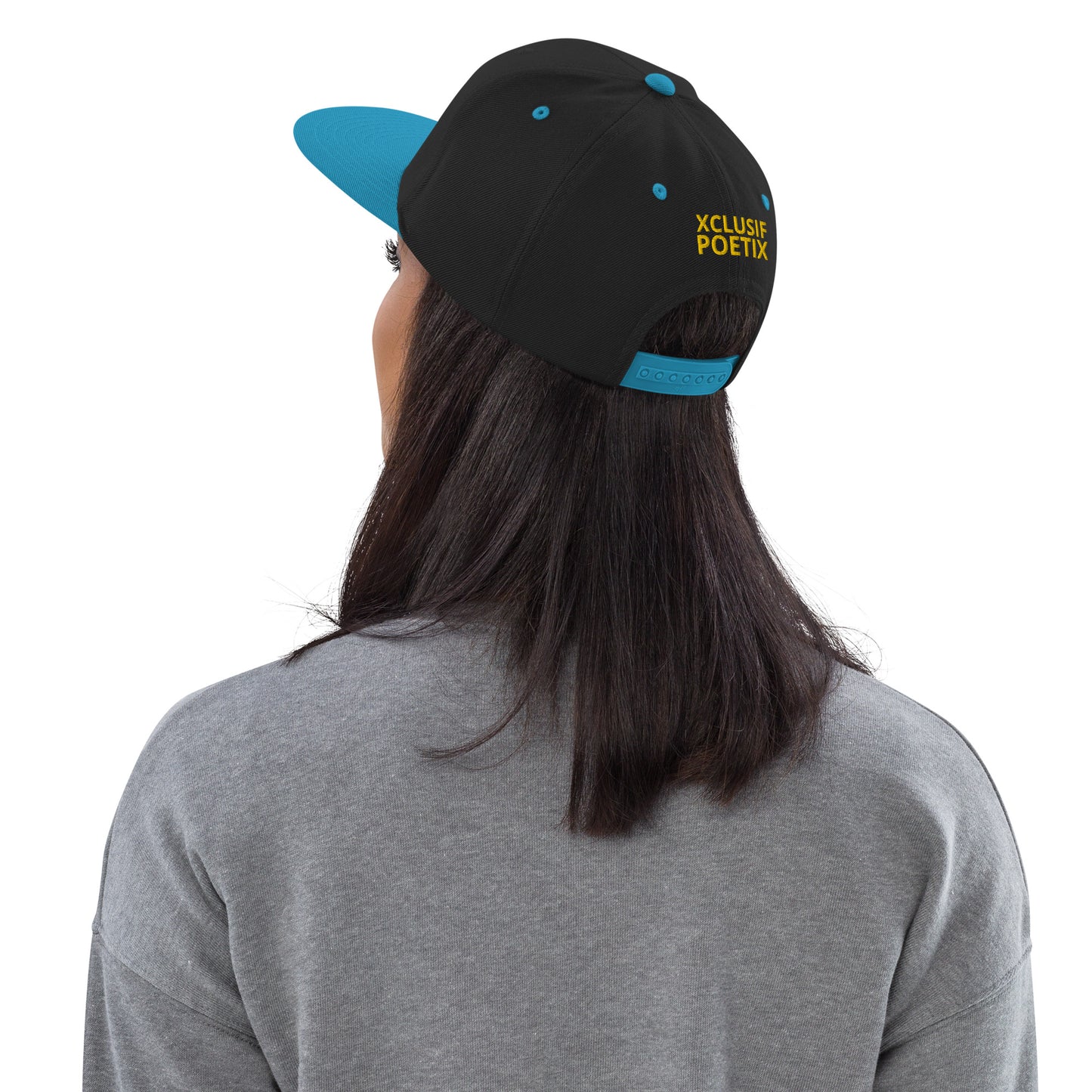 BLESSED BY XCLUSIF POETIX Snapback Hat