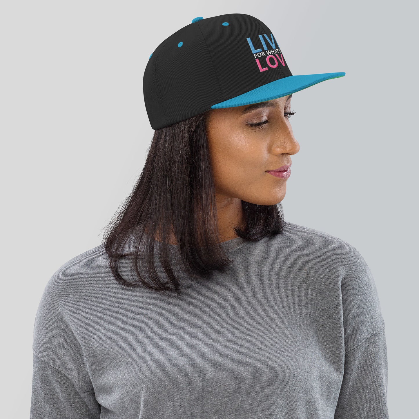 "LIVE FOR WHAT YOU LOVE" BY XCLUSIF POETIX Snapback Hat