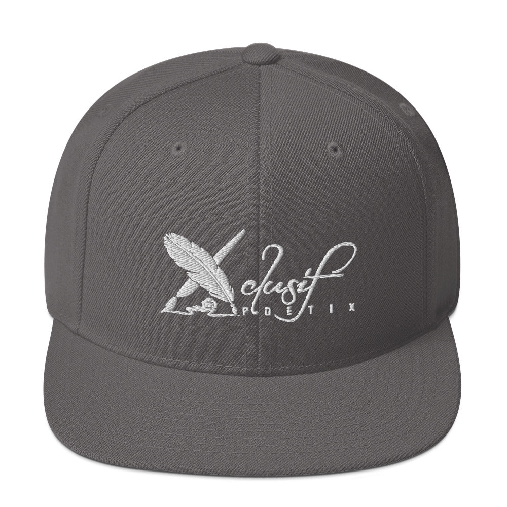 XCLUSIF POETIX WHITE LOGO Snapback Hat