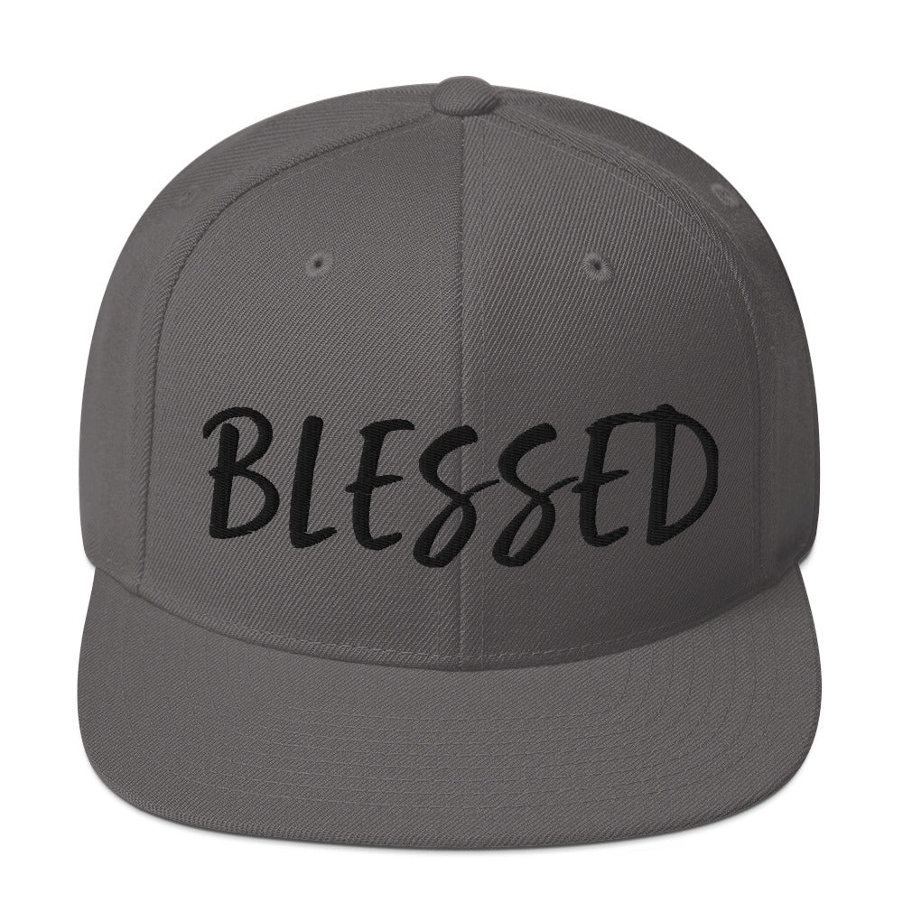 BLESSED BY XCLUSIF POETIX Snapback Hat