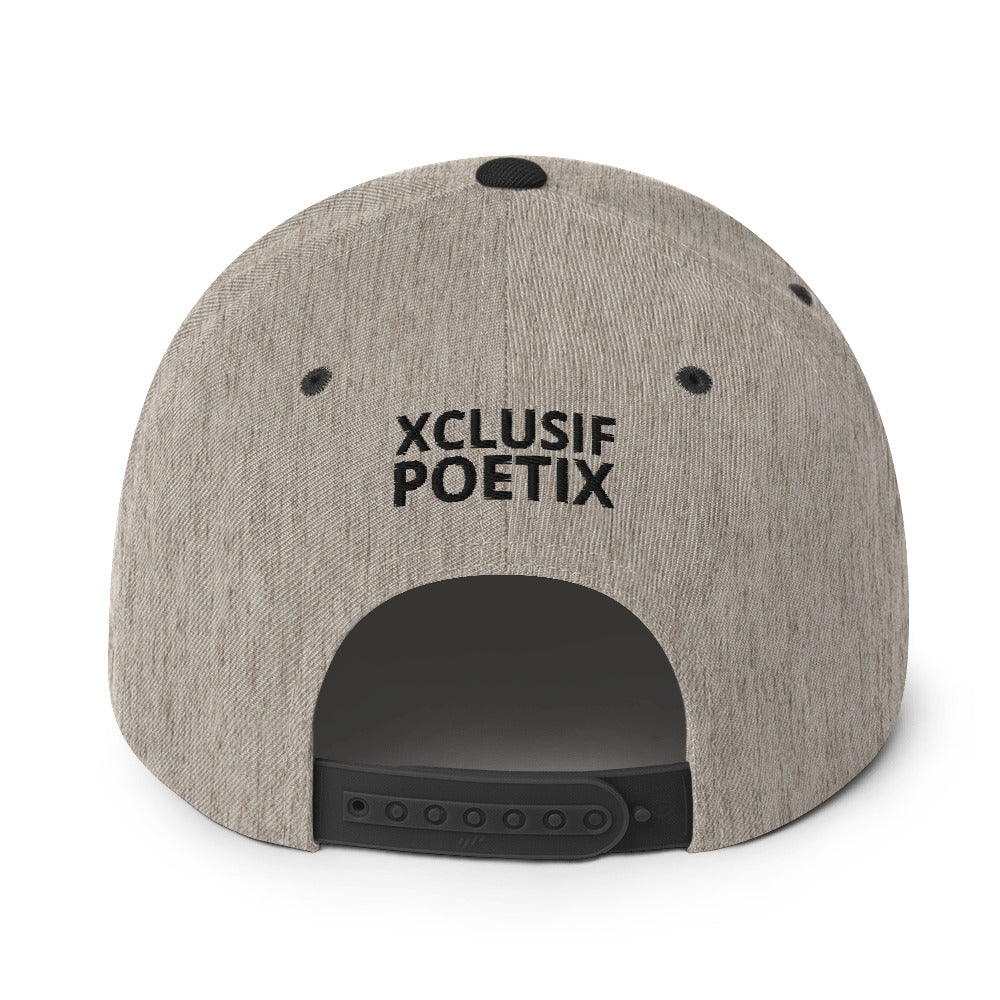 BLESSED BY XCLUSIF POETIX Snapback Hat