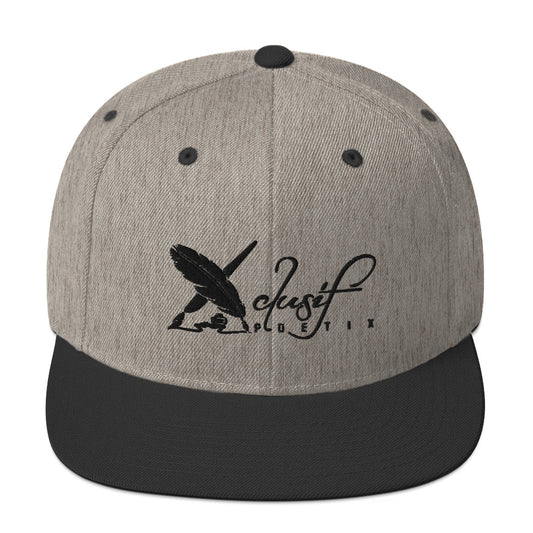 XCLUSIF POETIX WHITE LOGO Snapback Hat