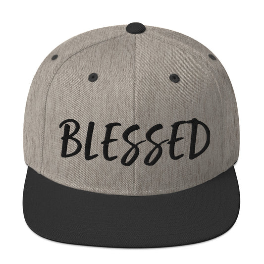 BLESSED BY XCLUSIF POETIX Snapback Hat