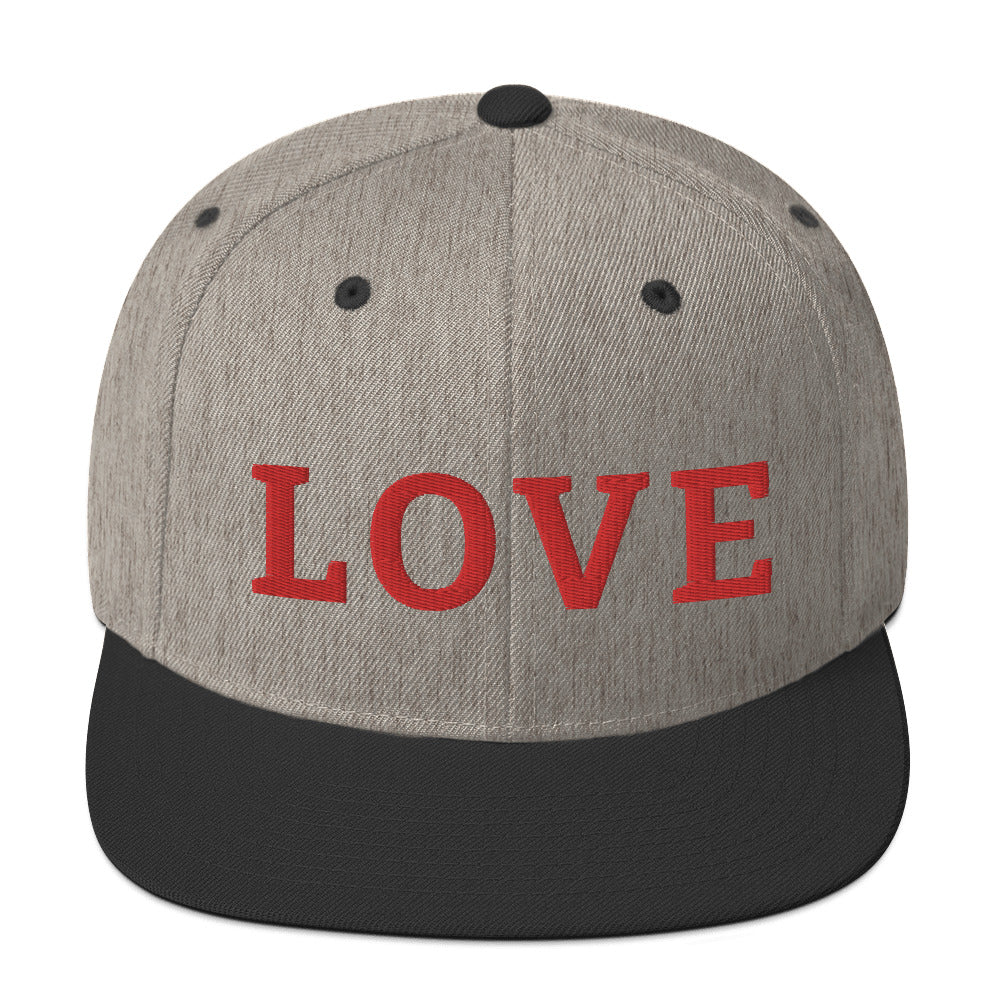 LOVE BY XCLUSIF POETIX Snapback Hat